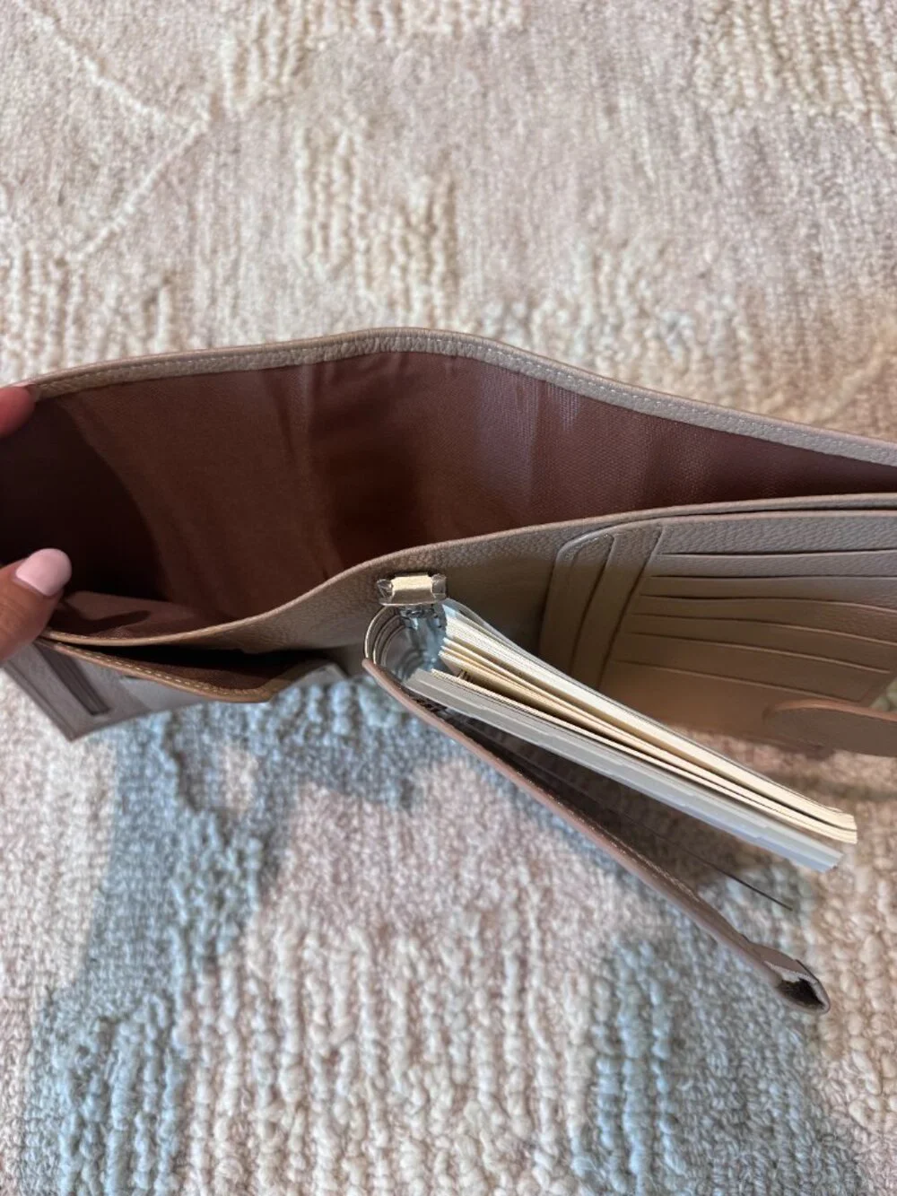 Moterm Luxe 2.0 Rings Planner - Personal Wide (Pebbled)